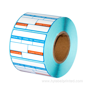 Customized thermal sticker barcode price label